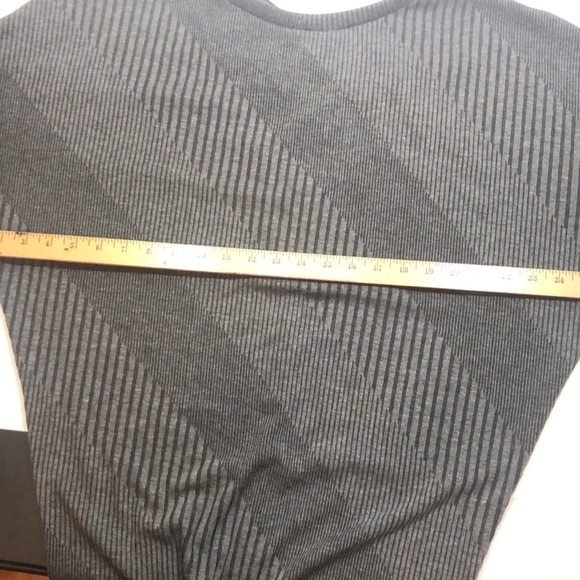 Embrace Los Angeles Women's Top with strappy back. Gray Size L - Picture 6 of 7